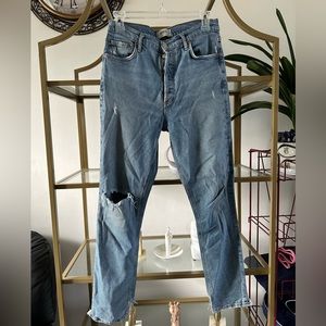 Agolde nico distressed jeans
